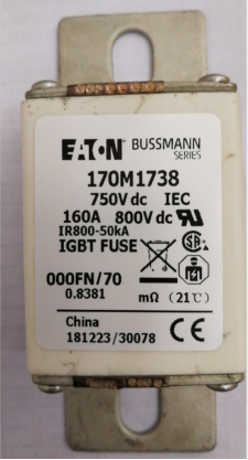逆变电源保护熔断器 170M1738 逆变电源保护熔断器 170M1738